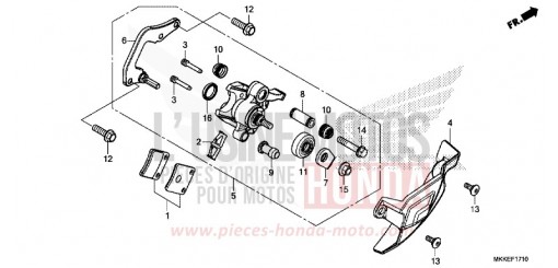 MACHOIRE DE FREIN DE PARKING CRF1000DK de 2019